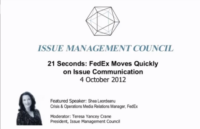 Issue Action Publications | FedEx Webinar