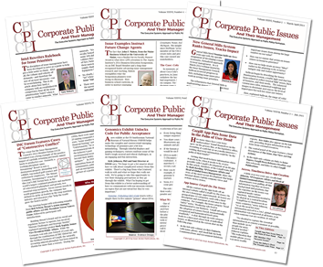 Issue Action Publications | Corporate Public Issues Newsletter